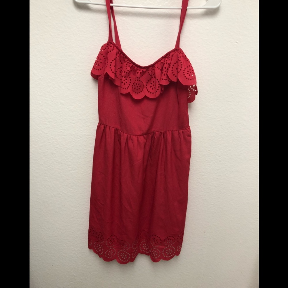 Coral color dress